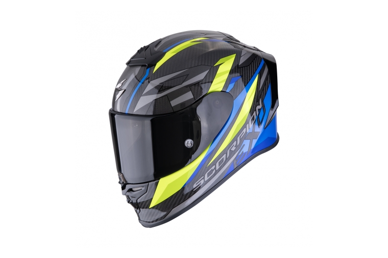 Scorpion EXO-R1 EVO CARBON AIR RUNNER Black-Blue-Neon Yellow