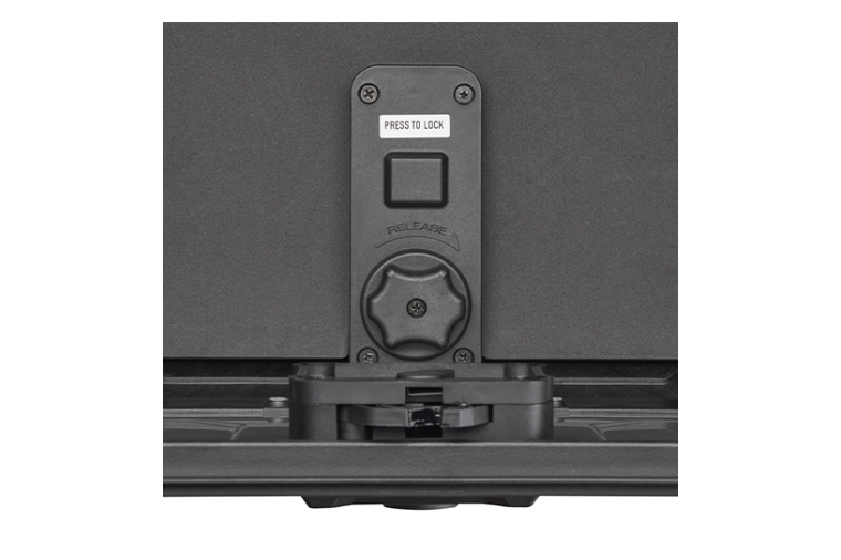ALP44B-BLACK ALUMINIUM MONOLOCK TOPCASE 44LT