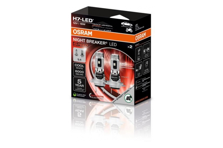 12V H7 PX26D NIGHT BREAKER LED SPEED 1PK