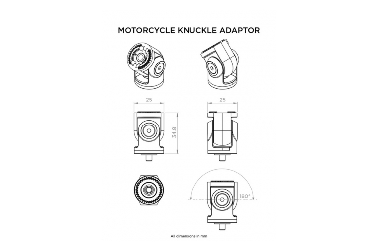 QUADL MOTORFIETS KNOKKELADAPTER