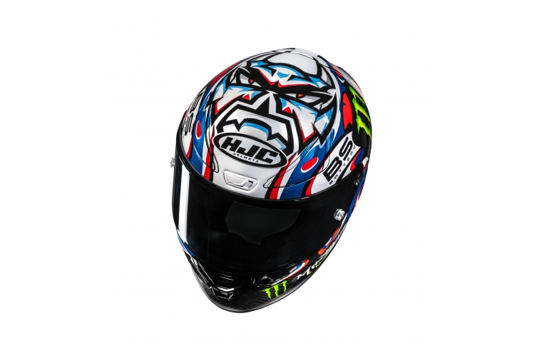 Motorhelm HJC, RPHA 1 V2 Carbon Quartararo Le Mans III