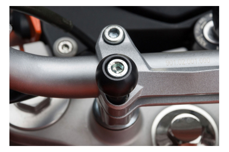 Aluminium navigatie kogel, M8