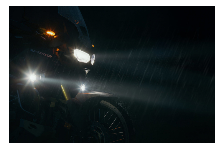 SW-Motech EVO Fog Light set, Honda CRF1000L '15- met valbeugel