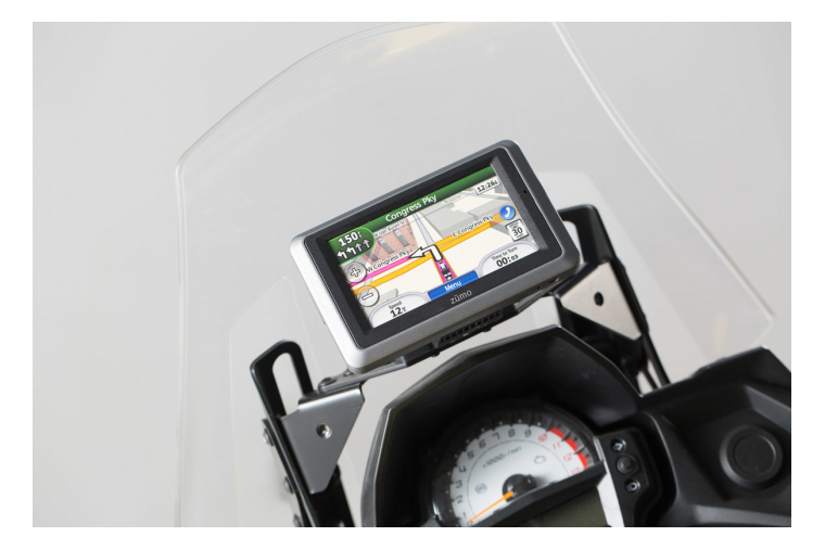 SW-Motech Quick-lock GPS montageset, Kawasaki Versys 650 ('15-)