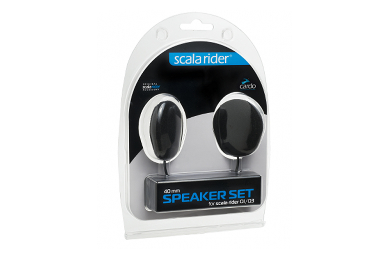 Speakerset Cardo, 40mm Q-1/Q-3/Qz/G-9x/Packtalk/Smartpack/SmartH/Freecom 1-2-4
