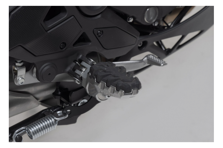 Voetsteunen kit Evo SW-Motech, Kawasaki Versys 1000 (11-)/ 650 (14-)/ X 300 (16-)