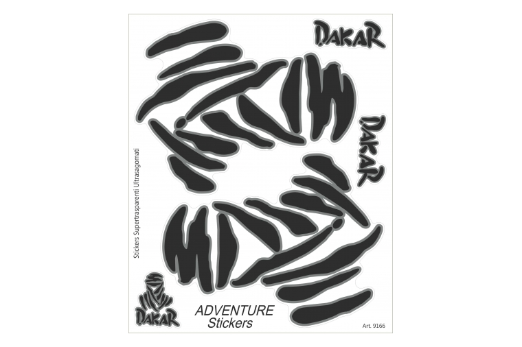 Adventure stickers Booster,  Dakar 20x24 cm