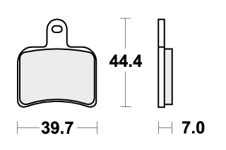 719RST BRAKE PADS SINTER SPORT