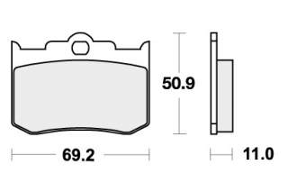 662RS BRAKE PADS SINTER SPORT