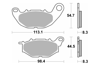 931RST BRAKE PADS SINTER SPORT