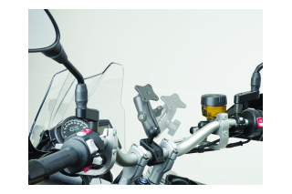 SW-Motech Universele GPS klem kit voor 22mm / 28mm /1 stuur