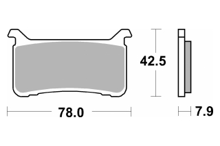 947RST BRAKE PADS SINTER SPORT