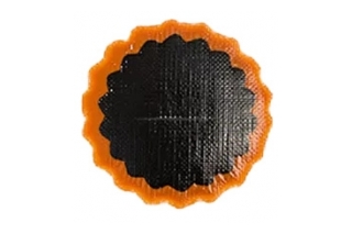 BOX OF 30 RED PATCHES ROUND DIAM.33MM