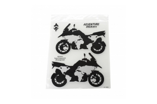 Adventure stickers Booster,  Moto Planisvero 20x24 cm