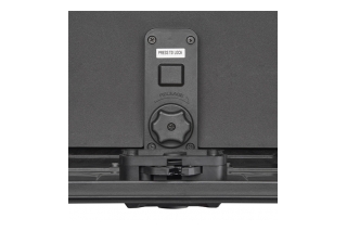 ALP44B-BLACK ALUMINIUM MONOLOCK TOPCASE 44LT