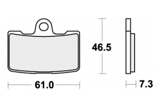 856RST BRAKE PADS SINTER SPORT