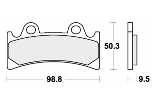 683RS BRAKE PADS SINTER SPORT