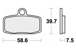 885RST BRAKE PADS SINTER SPORT