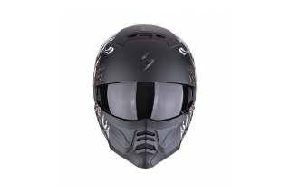 Scorpion EXO-COMBAT II GENESIS Matt Black-White-Gold