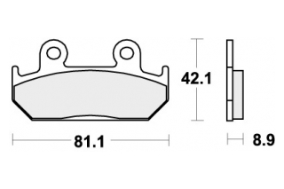 593RST BRAKE PADS SINTER SPORT