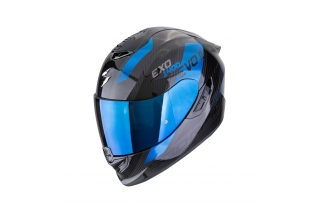 Scorpion EXO-1400 EVO II CARBON AIR PLATTED Black-Blue