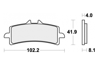 901RST BRAKE PADS SINTER SPORT
