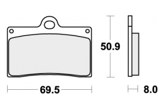 566RST BRAKE PADS SINTER SPORT