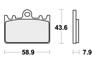 666RST BRAKE PADS SINTER SPORT