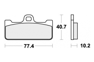 711RST BRAKE PADS SINTER SPORT