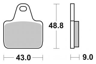 887RST BRAKE PADS SINTER SPORT