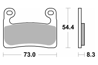 960RST BRAKE PADS SINTER SPORT