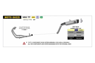 INDY RACE ALUMINIUM DARK, CARBON END CAP EEC