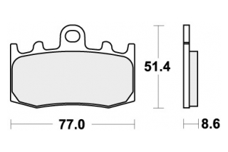 796RST BRAKE PADS SINTER SPORT