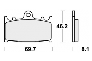 631RST BRAKE PADS SINTER SPORT