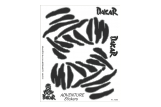 Adventure stickers Booster,  Dakar 20x24 cm