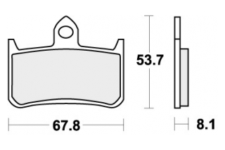 622RST BRAKE PADS SINTER SPORT
