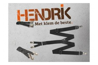 Hendrik Hosenträger brauner orange Streifen