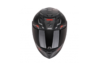 Scorpion EXO-520 EVO AIR RANKA Matt Black-Silver-Red
