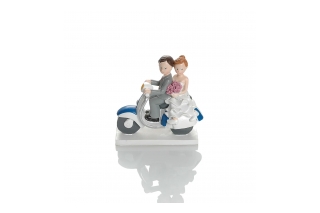 Huwelijksbeeldje Booster, Scooter M/W/15