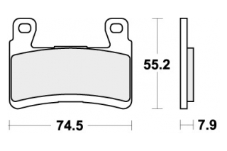 894RST BRAKE PADS SINTER SPORT