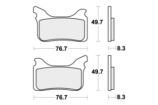 842RST BRAKE PADS SINTER SPORT