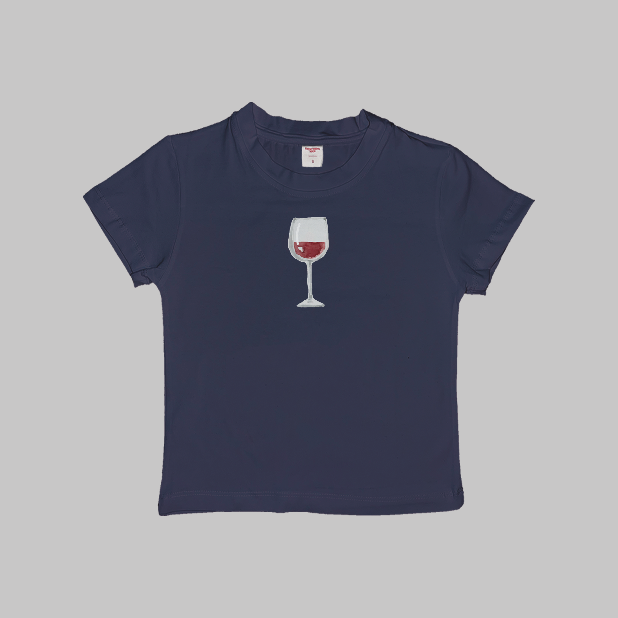 Glass of Wine Baby Tee