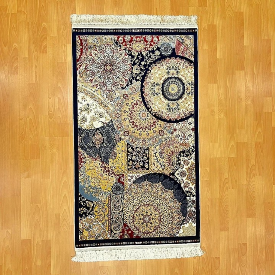 Mozaik Desenli 90 X 150 CM İpek Halı