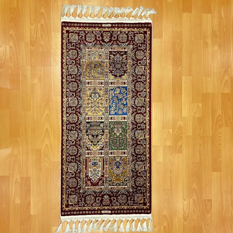 Binbir Gece Masalları Desenli 60x120 CM İpek Halı 