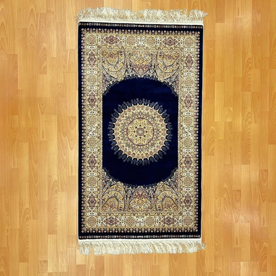 Dairesel Madalyon (Göbek) Motifli Lüks 250 x 350 CM İpek Halı