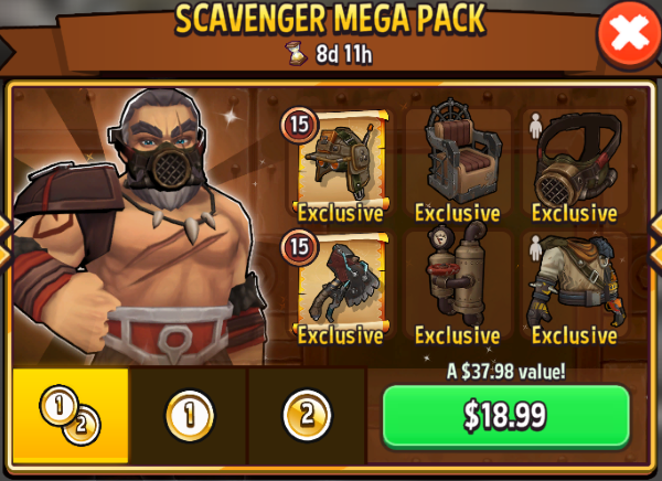 Scavenger Mega & Superior Packs