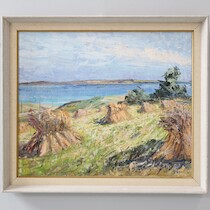 G W Hill, olja på duk, 50 x 59 på auktion i Skåne hos Sikö Auktioner