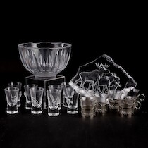 Glas, skålar mm bla Orrefors D=19 & mindre på auktion i Skåne hos Sikö Auktioner