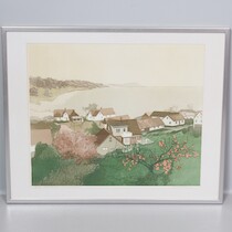 Sven-Åke Svensson träsnitt 1697/240 50X60 på auktion i Skåne hos Sikö Auktioner
