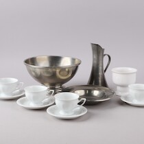 Tennföremål + servisdelar Rosenthal mm på auktion i Skåne hos Sikö Auktioner